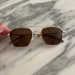 VEHLA unisex Brown Sunglasses